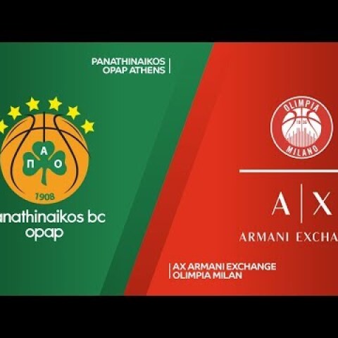 Panathinaikos OPAP Athens - AX Armani Exchange Olimpia Milan Highlights | EuroLeague RS Round 14