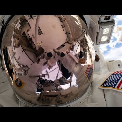 Space-to-Earth call with NASA astronaut Nick Hague & Actor Brad Pitt