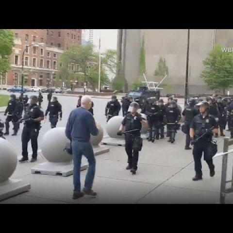 Video at Buffalo protest shows police pushing 75-year-old man