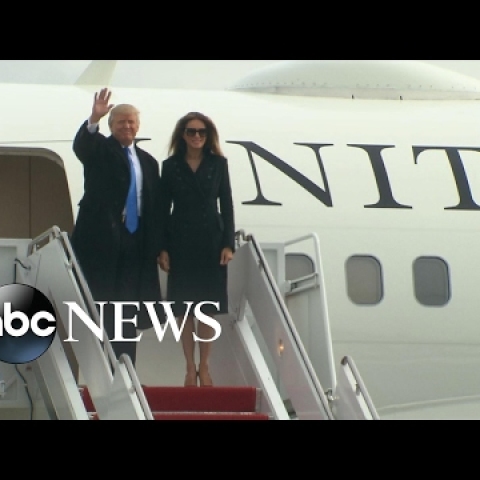 Trump Family Arrives in Washington