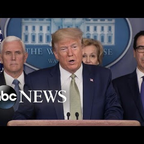 'We're going to win': President Trump on coronavirus