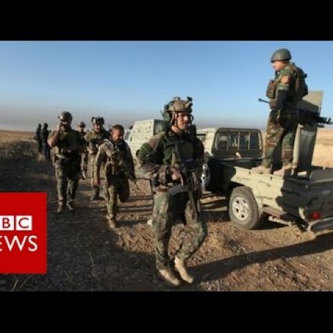 Mosul Offensive: On the frontline with Kurdish forces - BBC News
