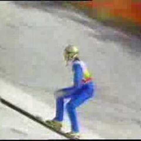 1988 Olympics Large Hill - Matti Nykänen