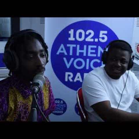 Moose και Νέγρος του Μοριά στο στούντιο του Athens Voice Radio 102.5