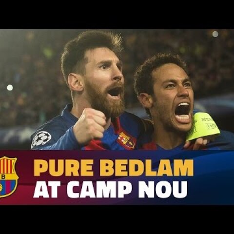 FC Barcelona - PSG (6-1): Final celebrations at Camp Nou