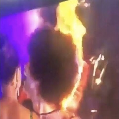 Miss Congo’s Wig Catches Fire (Miss Africa 2018)