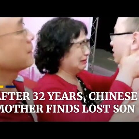 After 32 years, Chinese mother is finally reunited with her kidnapped son