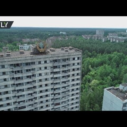 Drone captures grim view of ghost town of Pripyat