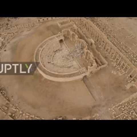 Syria: First views of liberated Palmyra in Ruptly EXCLUSIVE drone footage