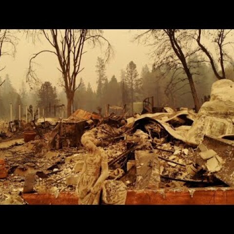'The whole town is gone.' Drone video reveals the scale of fire destruction in Paradise