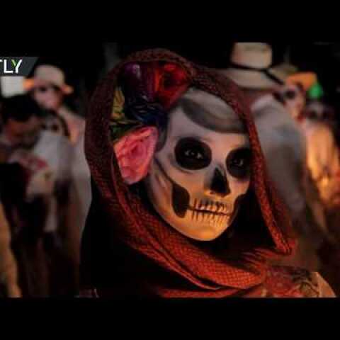 Day of the dead: Thousands gather in Mexico to celebrate annual holiday