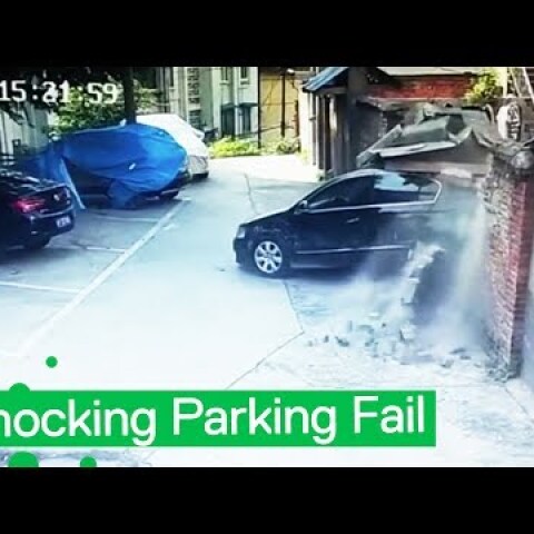 Hapless Driver Performs Crazy Parking Fail | How Not to Drive