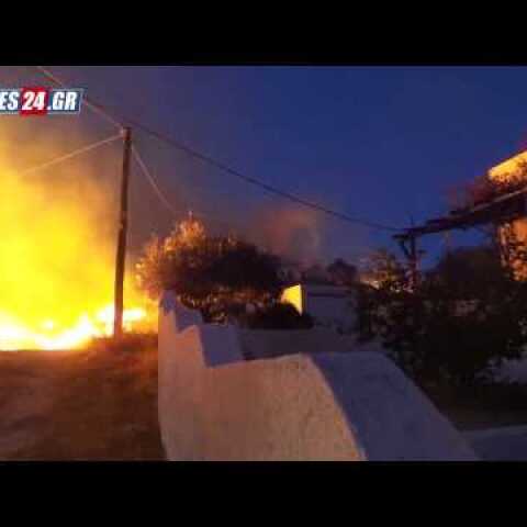 Μεγάλη φωτιά στο Μέγα Γιαλό