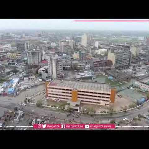 Drone images show damage in Beira, Mozambique after cyclone Idai