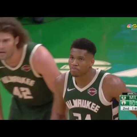 Giannis Antetokounmpo airballs 2 free throws! Robert Williams NASTY dunk - 10/30/2019