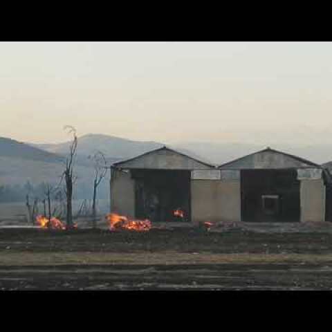 "Στάχτη" έγινε εργοστάσιο στην Αμυγδαλέα