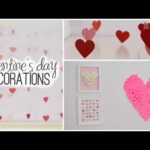 DIY Room Decorations for Valentine's Day! ♡