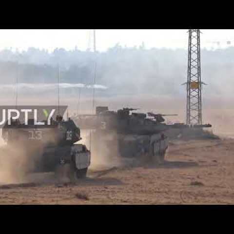 Israel: Israeli tanks deployed near Gaza border as tensions escalate