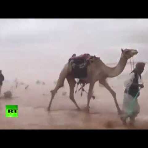 Stormy Saudi desert as you’ve never seen it before