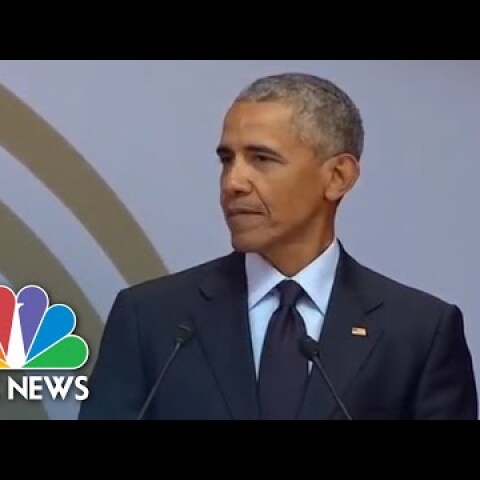 Fmr. President Barack Obama Speaks At Mandela Day (Full) | NBC News