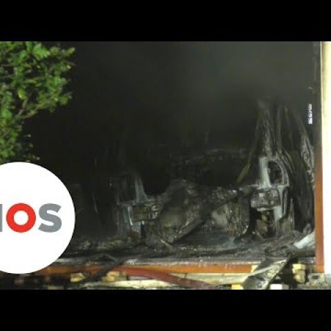 AANSLAG: Auto rijdt met gasflessen gemeentehuis Lingewaard binnen