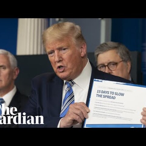 Donald Trump dismisses coronavirus as a 'purely medical problem'