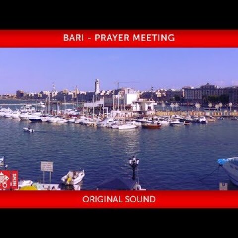 Pope Francis - Bari - Prayer Meeting