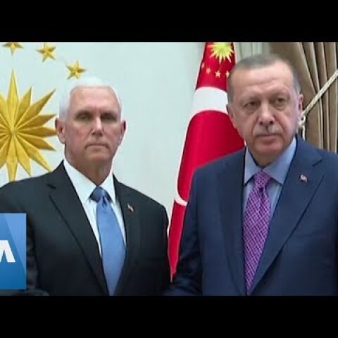 US VP Pence Meets Turkey's President Erdogan, Announces Cease-fire in Turkish Assault in Syria