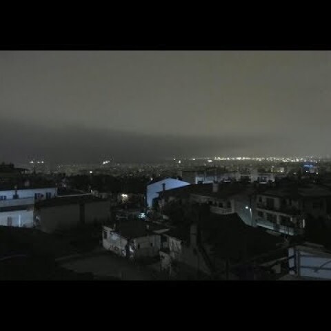 Thessaloniki - A thunderstorm in November (8/11/2019)