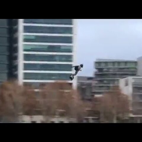 The flying soldier: Check out the French army’s latest ‘gadget’