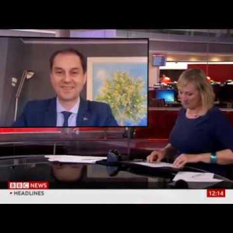 Greek Tourism Minister Harry Theoharis on BBC News |24/04/20