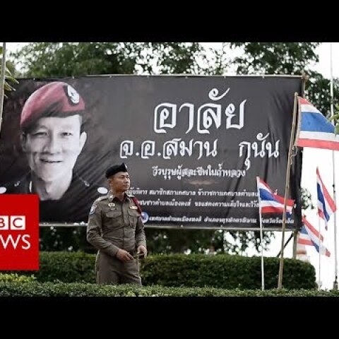 Thai cave: Wife and father mourn 'hero' diver - BBC News