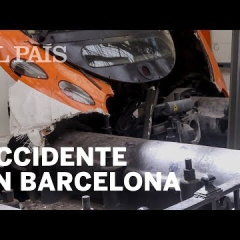 Rodalies: Accidente de tren en la estación de Francia en Barcelona | Internacional
