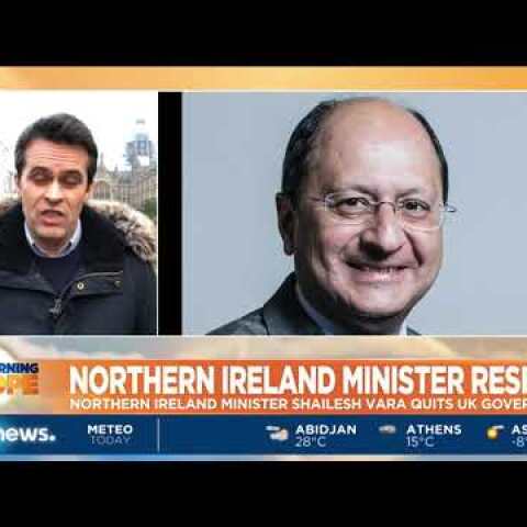 Northern Ireland Minister Shailesh Vara resigns | #GME