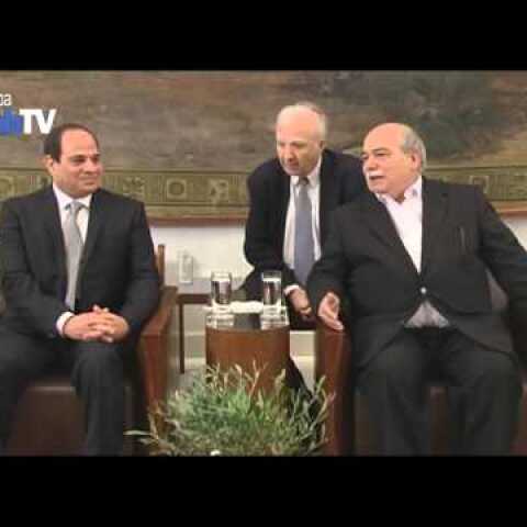 Συνάντηση Ν.Βούτση με τον πρόεδρο της Αιγύπτου
