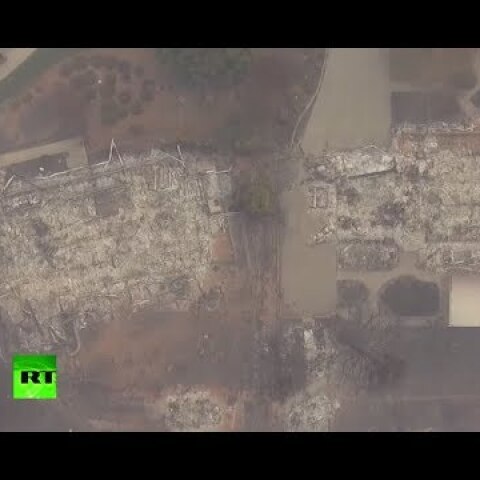 Paradise Lost: Drone footage shows scale of devastation left by California fires