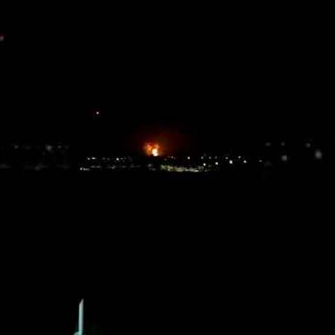 Η στιγμή της έκρηξης στην Κερύνεια