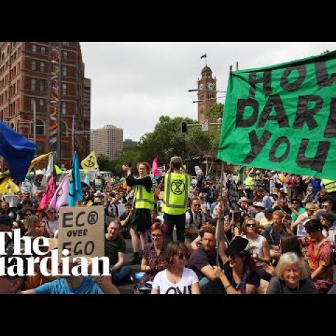 Extinction Rebellion protesters disrupt cities in New Zealand and Australia