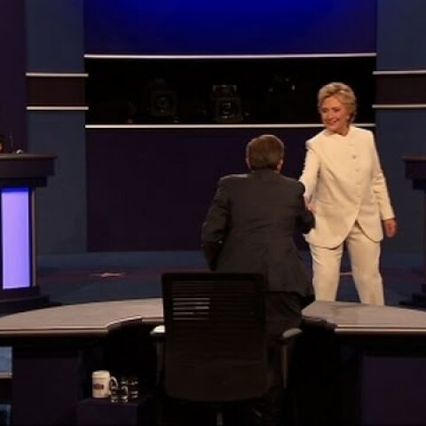 Clinton, Trump End Debate Without Shaking Hands