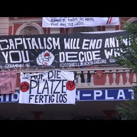 "Welcome to hell" Hamburg braced for violent G20 protests