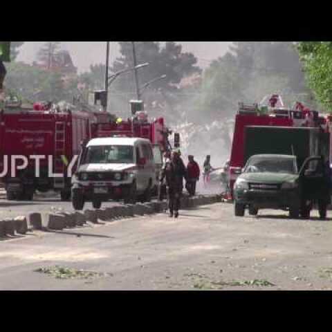 Afghanistan: Death toll climbs as emergency services rush to scene of Kabul car bomb