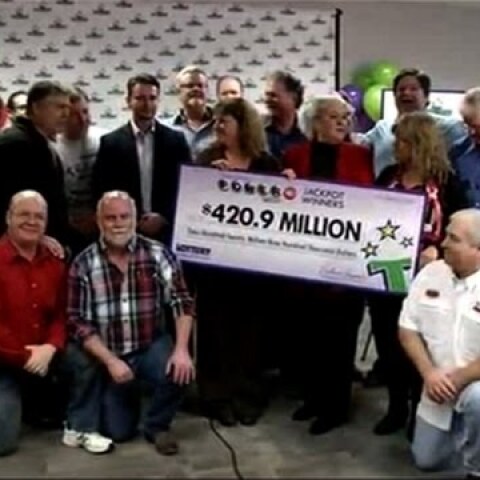 Tenn. Co-Workers Split $421M Powerball Jackpot