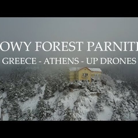 Εθνικός Δρυμός Πάρνηθας. 27/12/2018 ο πνεύμονας της Αττικής ντυμένος στα λευκά. Up Drones