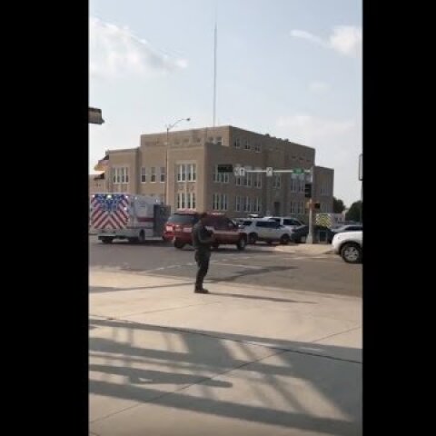 Police on Scene of New Mexico Library Shooting
