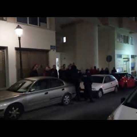 Έξω διαμαρτυρία για τη Μακεδονία ... μέσα ο Τζανακόπουλος