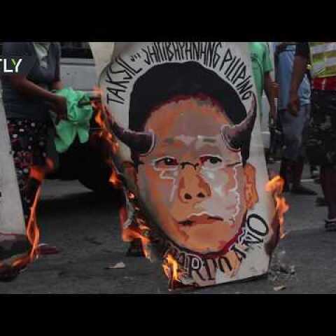 'Savages!': Protesters march against Duterte’s martial law in Quezon, Philippines