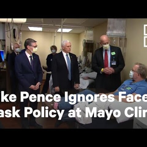 VP Mike Pence Ignored Face Mask Policy During Visit to Mayo Clinic amid COVID-19 | NowThis