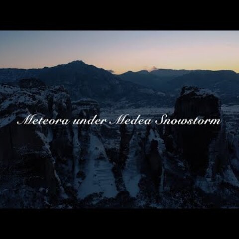 METEORA UNDER MEDΕA SNOWSTORM