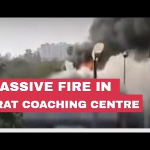 Surat coaching centre fire: Students jump from second floor to save lives