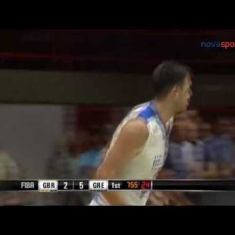 Μ.Βρετανια-Ελλαδα 64-92 Στιγμιότυπα